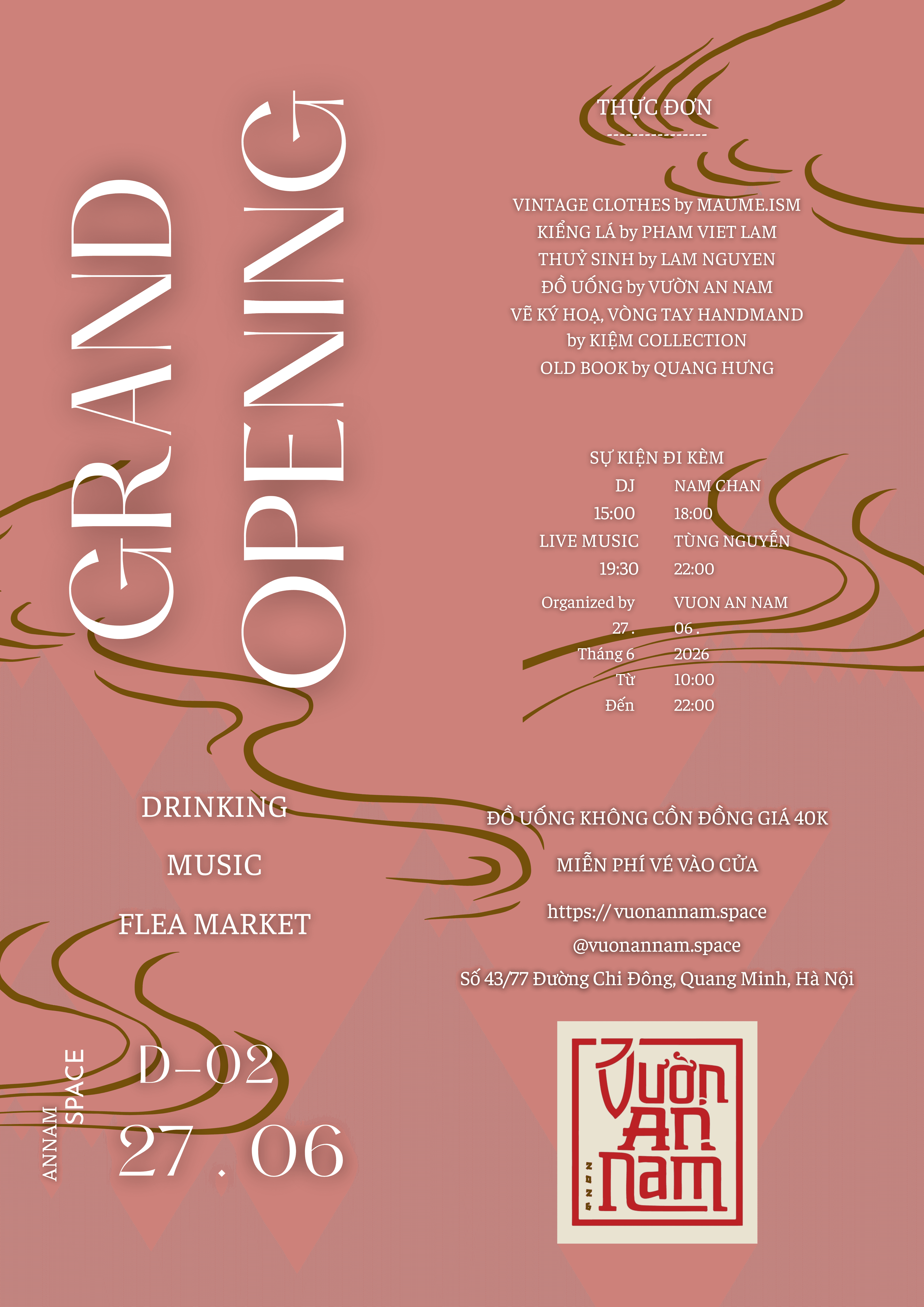 Grand Opening — Vườn An Nam (D-02)